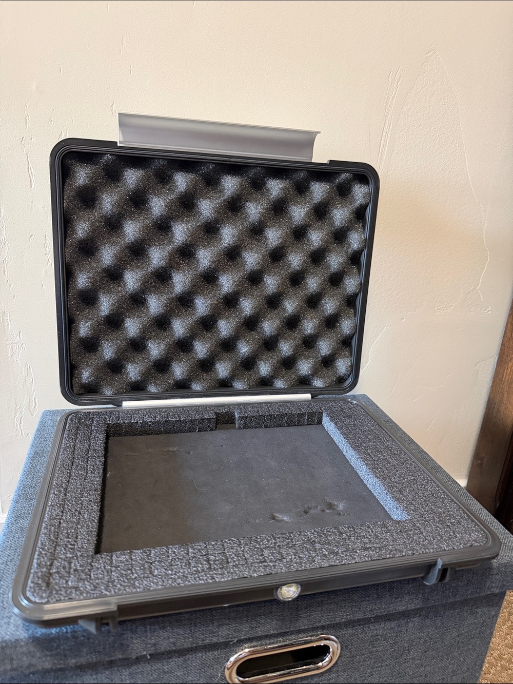 Protective Foam-Lined Hard Case in Black
